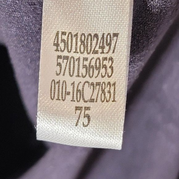 Chicos Reza Faux Suede Blouse Velour Button Top Purple L Eggplant Purpleology - Picture 9 of 15
